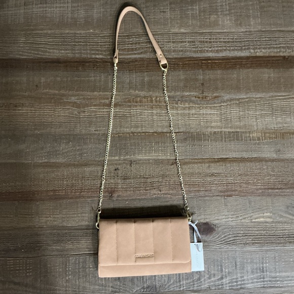 Katie Loxton Kayla Quilted Crossbody Bag Soft Tan Vegan Leather - Picture 10 of 10